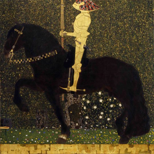 KLIMT, Gustav / Life is a Struggle (The Golden Knight) / 1903