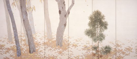菱田春草 《落葉》 1909年